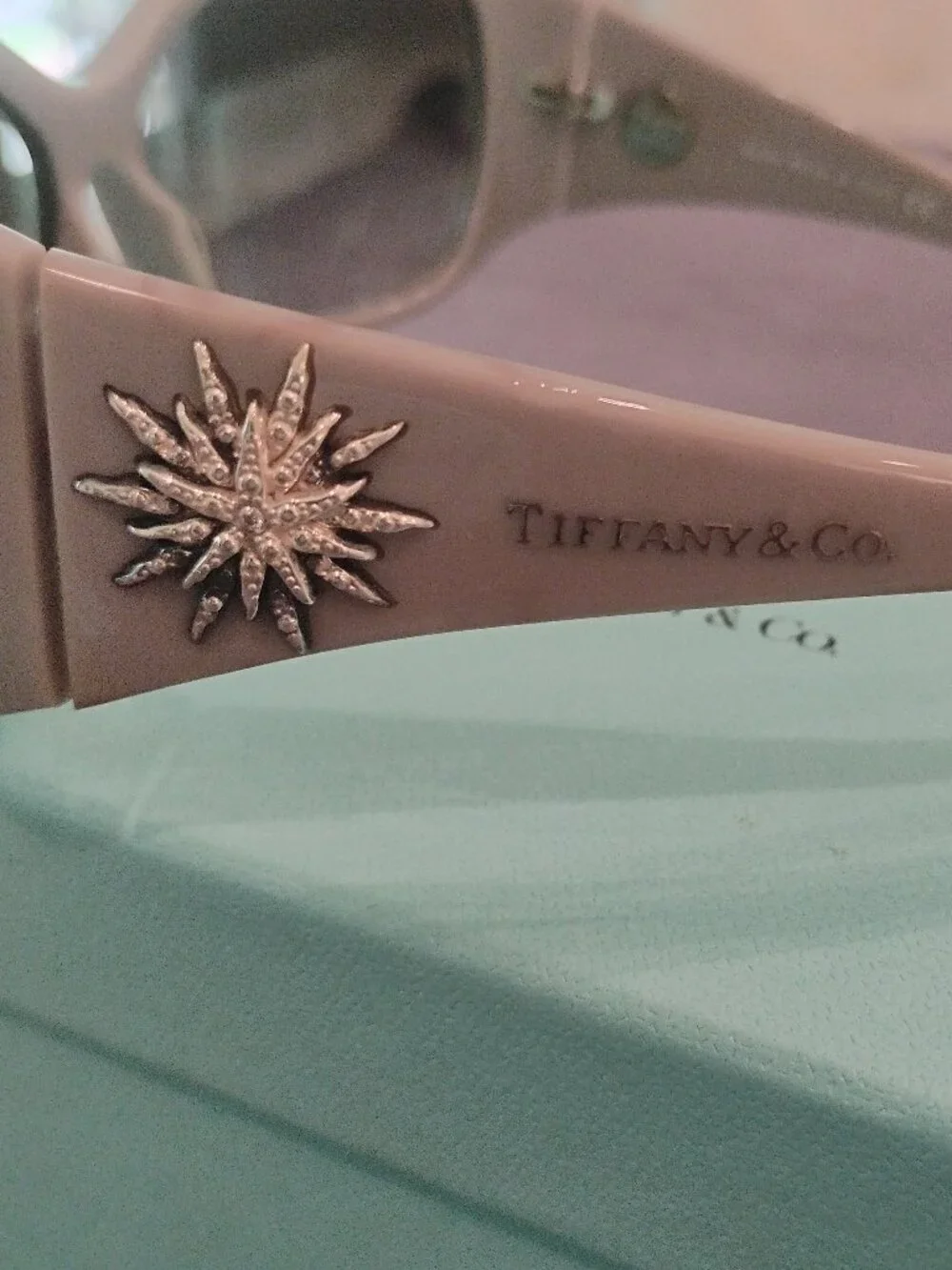 Tiffany & Co. grey framed sunglasses
